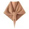 Bufanda Nueva 100% Cachemir Puro Suave y Esponjosa Triángulo Temporada de Otoño e Invierno Cálida y Protección contra el Frío Unisex Estilo Simple Suave Versátil