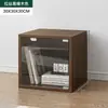 Armário de grade combinável livremente, armário para livros, armário de armazenamento, estante simples, estante escada, pequena estante de vidro, armário de grade
