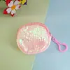 Celebridad de Internet TikTok mismo estilo lentejuela que cambia de color monedero portátil bolsa para monedas bolsa para auriculares hebilla regalo para estudiante