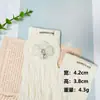 Novos Adesivos de Flor Estéreo de Tecido com Laço de Miçangas Artesanais Criativos Personalizados para Venda por Atacado Roupas Sapatos Chapéus Bolsas Acessórios DIY