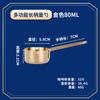 Cuchara medidora de acero inoxidable, herramienta para hornear con escala, taza medidora para el hogar, leche en polvo, granos de café, cuchara