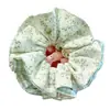 Impresionante Scrunchie de Cuadros Florales Amarillos para Mujer, Nuevo Estilo 2026, Goma de Pelo de Alta Gama para Peinados de Moño