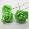 Flor de Espuma Rosa Flor Artificial Rosa PE Ramo de Dibujos Animados Flor para Sostener en Bodas Rosa Individual de Espuma