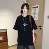 2026 Verano Nuevo Estilo Moda Callejera Americana Marca Bordado Cuello Redondo Diseño de Alta Gama Camiseta de Manga Corta de Verano para Pareja para Hombres y Mujeres