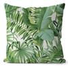 Funda de almohada de planta verde amazónico cojín geométrico transfronterizo hogar noche de cama sofá funda de cojín venta al por mayor