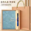 Caderno A5 com Logo Personalizado, Caderno de Presente para Escritório, Caderno de Anotações de Reunião de Alta Qualidade, Conjunto de Cadernos