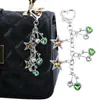 Nuevo Llavero de Lujo de Amazon con Estrella Incrustada de Diamantes Colgante para Bolso Decoración de Bolso Cruzado Adorno para Llavero de Coche
