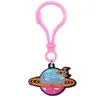 Llavero de astronauta de nave espacial de plástico colgante decoración de bolsa decoración de mochila de dibujos animados Amazon Shein transfronterizo