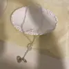 Colar Pingente Copo Criativo Chá Gelado Sal Marinho Estilo Coreano Nicho Versátil High-End Corrente Clavicular