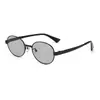 Gafas de Sol de Titanio Puro, Ultraligeras, para Mujer, Montura Ovalada Dorada de 53 mm, Estilo Old Money, Mm98768, Gafas de Sol Elegantes y Clásicas