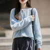 Cardigan de Lana Cepillada Tejido de Punto Sin Costuras de Una Pieza de Alta Gama Francés Ropa Exterior para Mujer Suéter Nuevo 2025 Top para Mujer