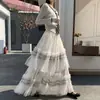 Falda de Malla Multicapa Esponjosa Estilo Pastel para Mujer de Principios de Primavera Falda de Ballet Francesa de Cintura Alta Línea A de Longitud Media
