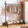 Perchero de pie, perchero simple para dormitorio, perchero móvil, tendedero para balcón en casa, tendedero