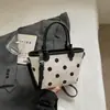 Bolso de Lunares para Mujer, Nuevo Modelo de Verano 2026, Bolso de Hombro Moderno y Exquisito, Bolso Cruzado tipo Cubo para Viajes Diarios