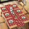 Conjunto de Toalha de Mesa Novo Transfronteiriço Decoração de Mesa para Feriado de Natal Conjunto de Bandeira de Mesa Jogos Americanos Bandeira de Mesa 2026 Amazon