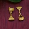 Artesanato Metafísico em Metal Lingote de Ouro Imitação Lingote de Prata Ábaco Moeda de Cobre Cabacinha Decorativa Tigela do Tesouro Pequenos Ornamentos para Atrair Fortuna
