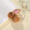 Bonito Coelho de Pelúcia diy Acessórios Headwear Corda de Cabelo Anel de Cabelo Bolsa Chaveiro Acessórios de Pingente de Pelúcia