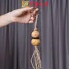 Colgante de Calabaza Pintada de Sándalo Yiming Xianyuan Tallado en Madera Pequeña Calabaza Colgante de Coche Es un Gran Regalo