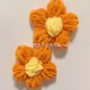 Directamente del fabricante: Flores de Pompones Hechas a Mano de Ganchillo en Stock, Accesorios para Ramo DIY, Flores de Hilo, Broches para Ropa, Accesorios para Pasador