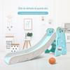 Jumping Mouse alongou o slide engrossado interior brinquedos de plástico das crianças casa bebê dobrável slide playground