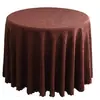 Especial Transfronterizo para Crochet Simple Liso Poliéster Mantel Redondo Grande Mantel para Mesa de Comedor Redonda Mantel para Mesa de Banquete de Hotel