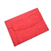 Carpeta de almacenamiento de PU con botones, simple y conveniente, fácil de organizar, protector de documentos anti-pérdida, venta al por mayor personalizada por el fabricante