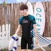Fato de Surf Família Pai-Filho Japonês e Coreano Fato de Surf Dividido para Mergulho e Surf Parque Aquático Fato de Mergulho Infantil Fato de Banho Pai-Filho