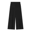 Estilo Europeu Verão Nova Moda Temperamento Feminino Slim Sem Mangas Colete Casual Cintura Alta Calça Longa Conjunto