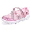 Tênis Esportivo Infantil, Sapatos para Meninas, Novos Sapatos de Malha Macios para o Verão, Sapatos de Princesa para Bebê Leves Vazados de Malha Única
