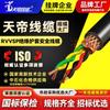 Ventas Directas de Fábrica Cable Apantallado Tiandi Rvvsp Cable de Señal de Comunicación Estándar Nacional Cobre Libre de Oxígeno Par Trenzado Cable de Control