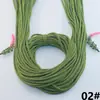 Cuerda Trenzada de Núcleo Bicolor Vertical de 5 mm Correa Cruzada de Moda Cuerda Decorativa Cordón para Cintura de Ropa Longitud Ajustable
