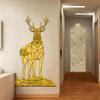 JM538 Animal Deer Espelho Acrílico Adesivos de Parede Home Kindergarten Crianças Home Decoração impermeável Autoadesivo
