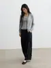 Colección nueva Otoño/Invierno 2026: cárdigan de cachemira para mujer, suave y amigable con la piel, adecuado para usar en capas, estilo básico, elástico, con cierre de botones