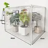 Caixa de Criação em Acrílico, Caixa Totalmente Transparente à Prova de Vento e Isolada, Caixa de Viveiro para Plantas Tropicais e Bonsai, Armário Doméstico para Aquecimento de Plantas
