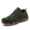 Nuevos zapatos de senderismo para exteriores de gran tamaño transfronterizos, antideslizantes y resistentes al desgaste, de caña baja, resistentes a impactos, con suela gruesa, para senderismo todoterreno, en stock