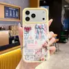 Funda de silicona líquida mate con parche de lazo rosa estilo mansión francesa para iPhone 18 Pro Max