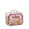 Maleta-carrito portátil para manicura, estuche de cosméticos doméstico moderno de gran capacidad con espejo de luz, caja de almacenamiento
