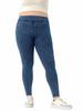 Pantalones de Yoga de Mezclilla Nuevos Transfronterizos Europeos y Americanos para Mujer Talla Grande, Cintura Alta, Adelgazantes, Levanta Glúteos, Doble Bolsillo, Fitness Casual