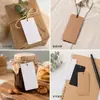 Etiquetas de papel kraft en stock, tarjetas de papel en blanco, etiquetas de precio para ropa, etiquetas personalizadas para ropa de mujer, certificados de calidad hechos a medida