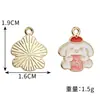 Hello Kitty Colgante Esmaltado de Aleación Charm Colgante para Pulsera DIY Accesorios Colgantes Decorativos para Joyería Bolsos Llaveros
