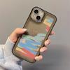 Capa de Celular Graffiti Arco-Íris Adequada para Apple 17Pro All-Inclusive Iphone16Plus 15 Anti-Queda 14 Estilosa 13Pro