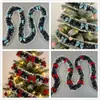 Fita Decorativa Festiva de Lantejoulas, 5m, Enfeite de Árvore de Natal com Laço Multicor, Tira Decorativa para Cena de Festa em Casa/Shopping