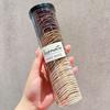 Elástico de Cabelo Antiderrapante com Rosca, Argola de Toalha de Alta Elasticidade, Corda de Cabelo Coreana para Rabo de Cavalo e Coque, Faixa de Cabelo Feminina Atacado, Não Puxa o Cabelo
