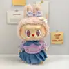 [Solo Ropa de Bebé] Ropa de Reemplazo para Muñeco de Peluche de Vinilo Labubu de 38 cm Falda Mokoko para Muñeco Labubu