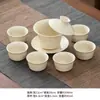 Conjunto de Chá Pequeno Conjunto Doméstico Cerâmica Kung Fu Conjunto de Chá Uma Bule Seis Xícaras Escritório Recepção Preparo de Chá Bule Xícara de Chá