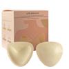 Almofadas de Silicone Triangulares Autoadesivas Dupla Face com Acabamento Escovado para Seios Pequenos, para Deixá-los Parecer Maiores, Espessadas e Respiráveis, Almofadas Especiais para Seios para Lingerie Bikini e Roupa de Banho