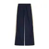 ZA comércio exterior transfronteiriço moda feminina item quente 2026 outono novo conjunto de jaqueta patchwork com calça de listra lateral moda europeia e americana
