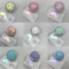 Popular Mascota Mezcla de Lentejuelas Láser Brillo 32 Colores Manicura Corporal Brillo Mezcla Lentejuelas Grandes Polvo de Brillo Polvo Fino