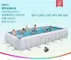 Oferta Especial: Piscina de Água com Estrutura Tubular Retangular Intex Espessa, Piscina de Natação Familiar para Crianças Grande de Montar Não Inflável
