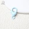 Llavero de Corazón Pintado Color Caramelo Cierre de Langosta DIY Accesorios de Joyería de Corazón de Durazno Hebilla de Resorte Anillo de Conexión Hebilla para Colgar